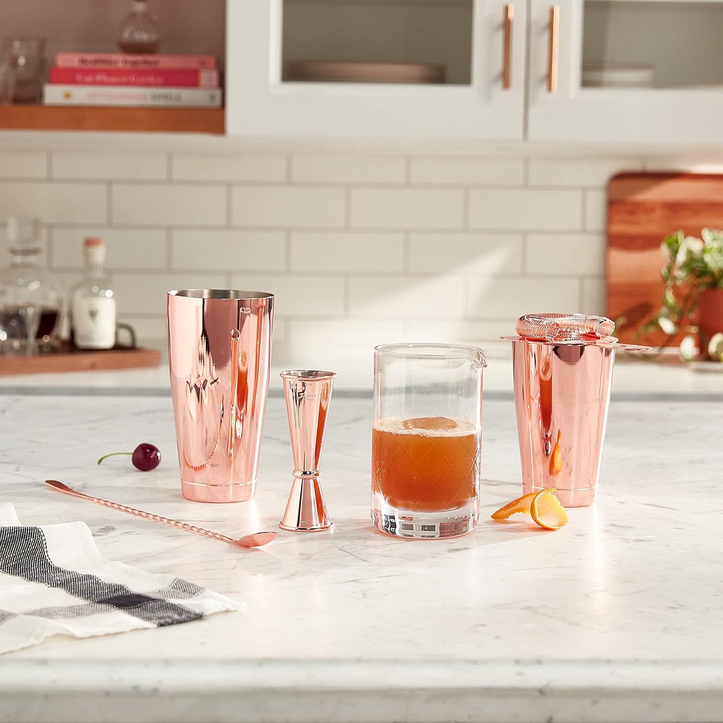 Essential Deluxe Mixing Cocktail Kit, Copper, M37131CP