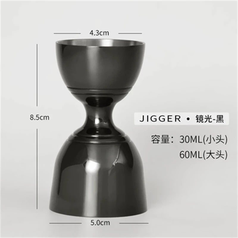 Aixiangru Indian Measuring Cup,Bubble Tea Jigger Professional Bar Bartender Tools,Stainless Steelkitchen Accessories,30 Ml,60Ml