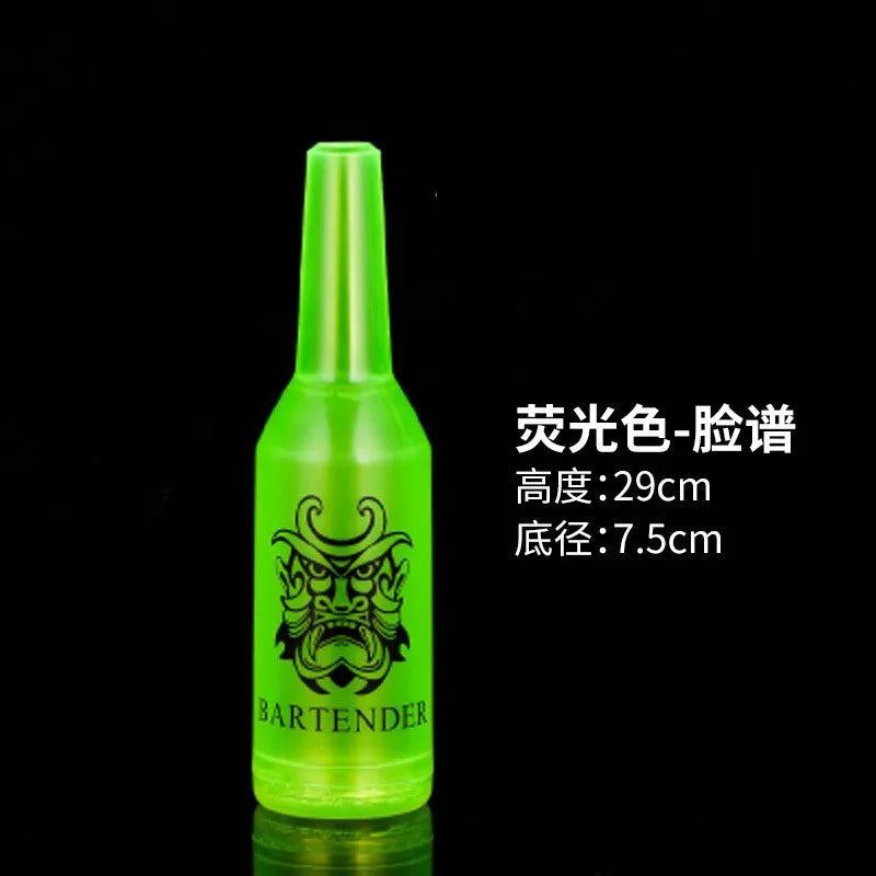 Plastic Flair Bottle Bartender Practice Performance Bottle World Bartending Naked Throwing Cocktail Shaker Bar Tools