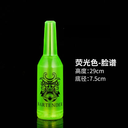 Plastic Flair Bottle Bartender Practice Performance Bottle World Bartending Naked Throwing Cocktail Shaker Bar Tools