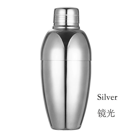 500Ml 3Pieces Vintage Cocktail Shaker Bar Shaker Cobbler Shaker Bar Tools
