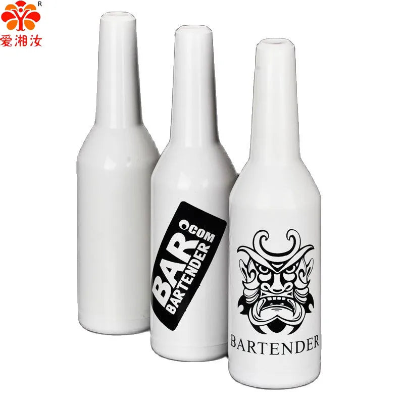 Plastic Flair Bottle Bartender Practice Performance Bottle World Bartending Naked Throwing Cocktail Shaker Bar Tools