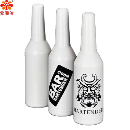 Plastic Flair Bottle Bartender Practice Performance Bottle World Bartending Naked Throwing Cocktail Shaker Bar Tools