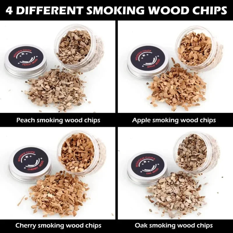 Wooden Cocktail Smoker Kit Smoke Cover Filter Bar Wine Mixing Cover Tool for Drinks Kitchen Bar Accessories Tools Bar Cocktail