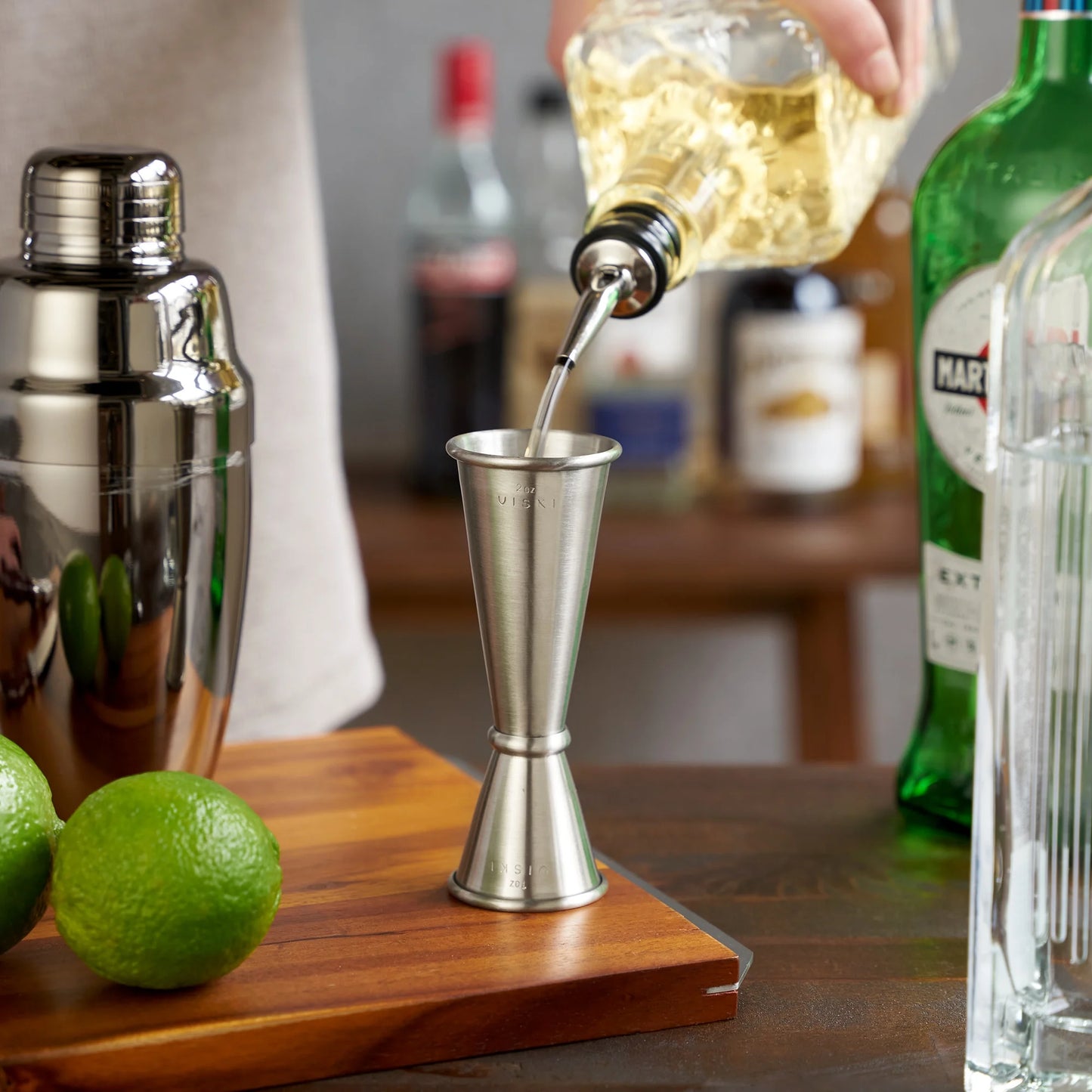 Japanese Style Stainless Steel Double Jigger for Cocktails and Drinks