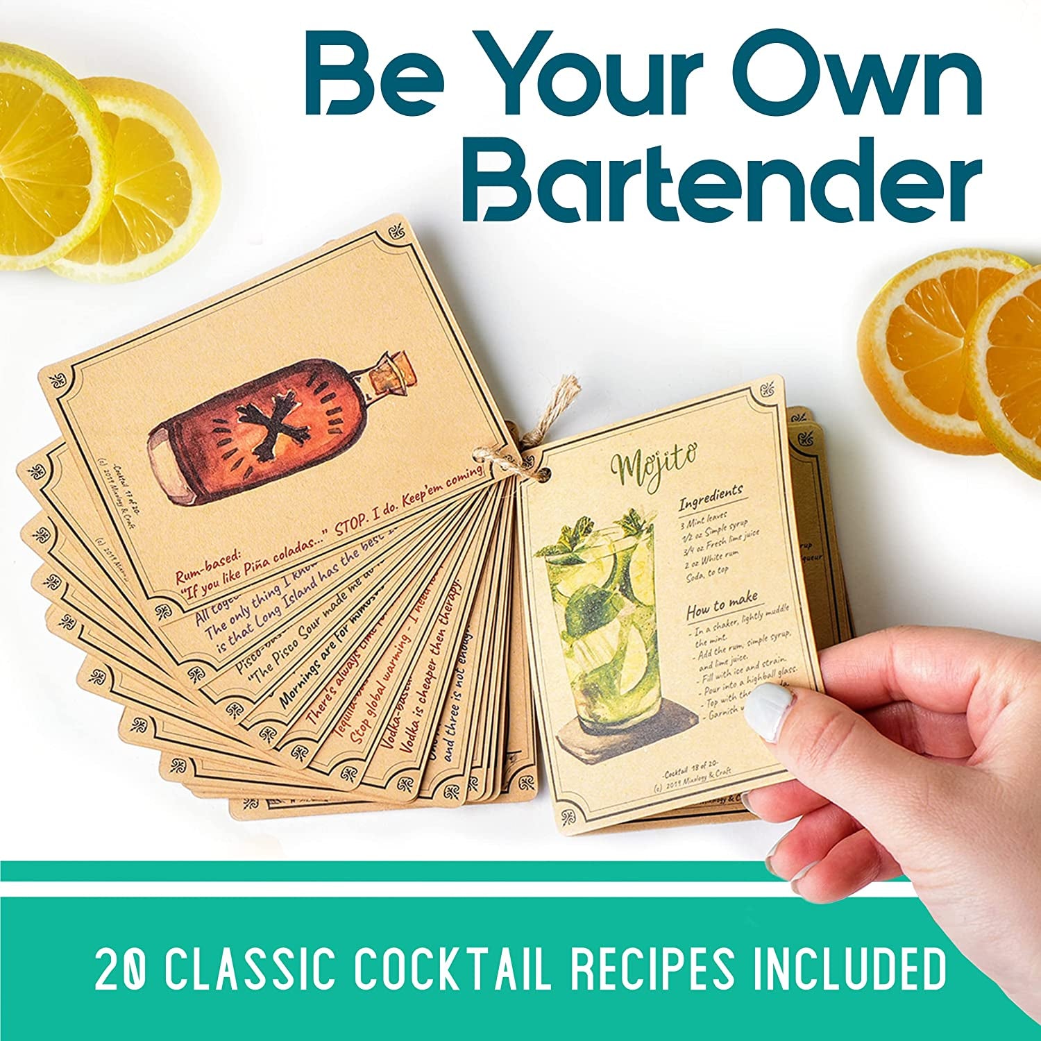 Mixology Cocktail Shaker Set Drink Mixer, 8-Piece Portable Bartender Kit with 24Oz Martini Shaker Barware Tool Set, 2 Pourers, Muddler, Jigger, Mixing Spoon, Velvet Bag, Built-In Strainer (Silver)