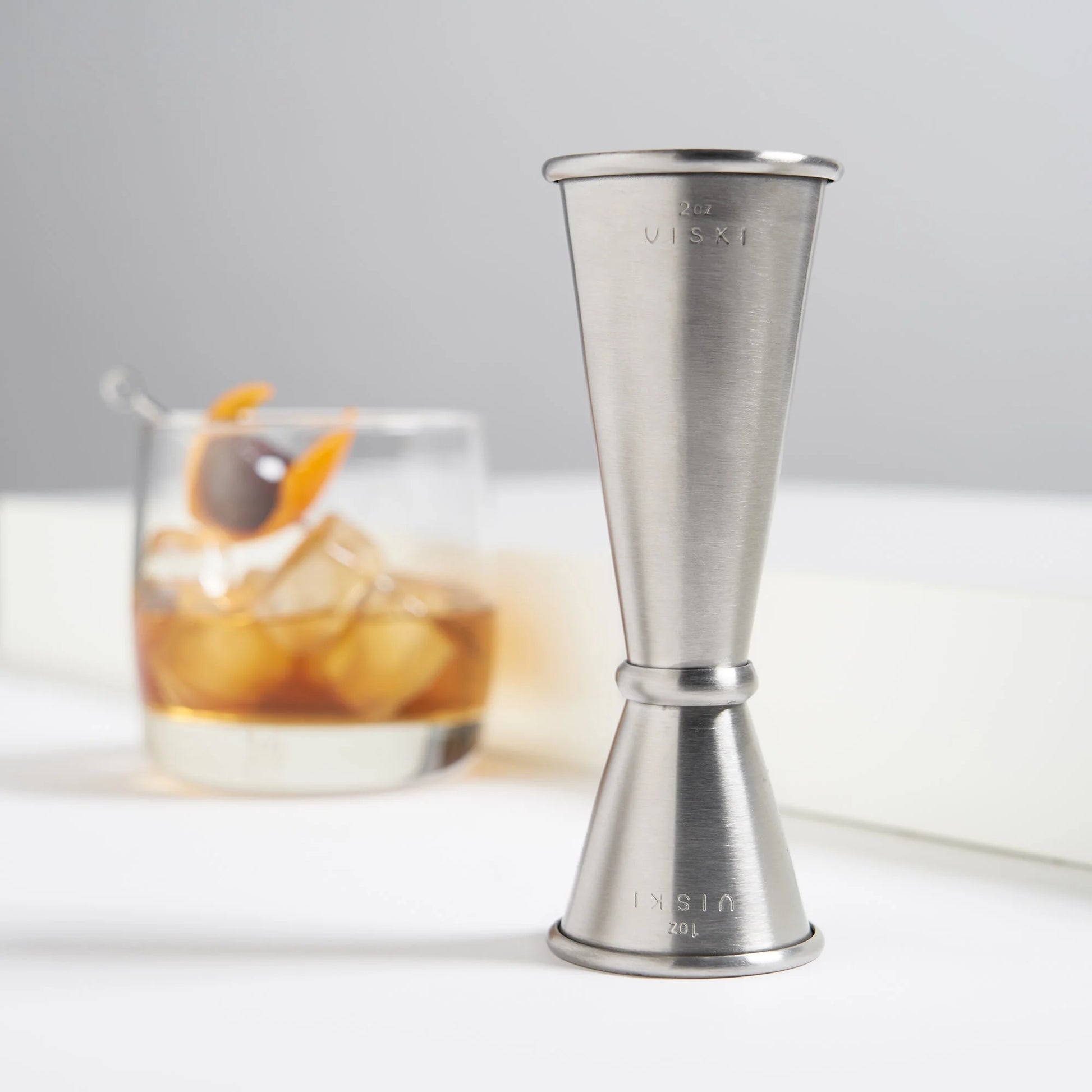 Japanese Style Stainless Steel Double Jigger for Cocktails and Drinks