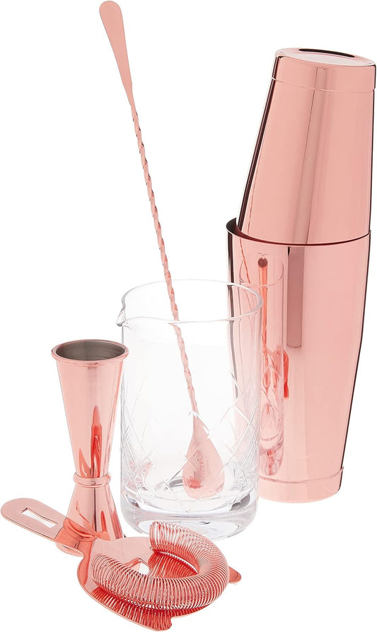 Essential Deluxe Mixing Cocktail Kit, Copper, M37131CP