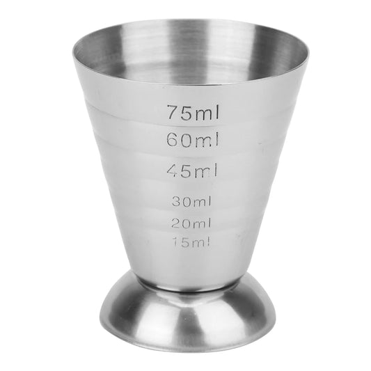 Bar Mixed Drink Accessories Measure Cup Bar Cocktail Shaker Jigger Cocktail Tools Stainless Steel 75ML Gadgets